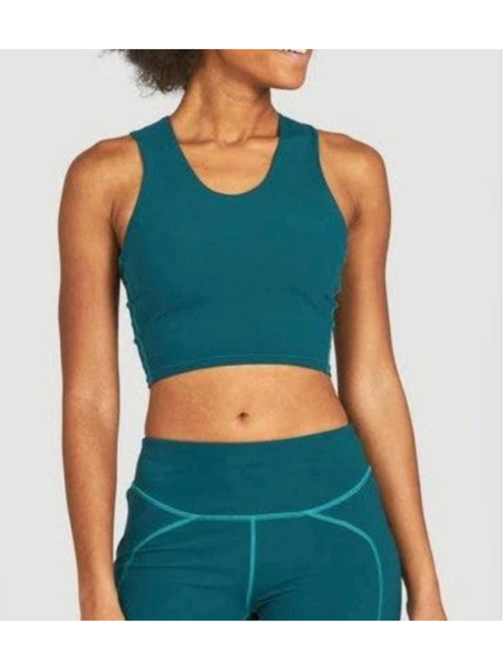 Women's Janji Teal Sports Bra S